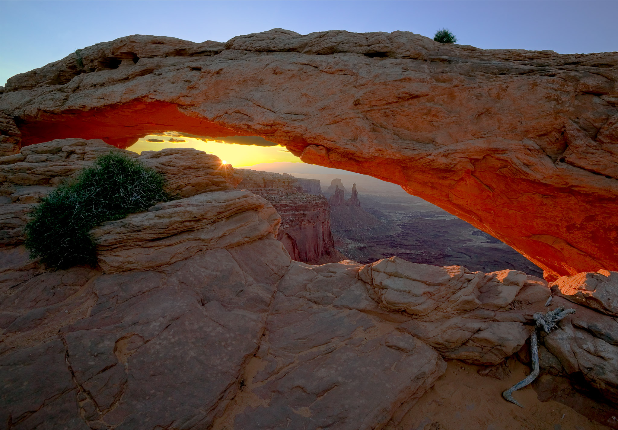 Sunrise at Mesa Arch, Canyonlands National Park, Utah