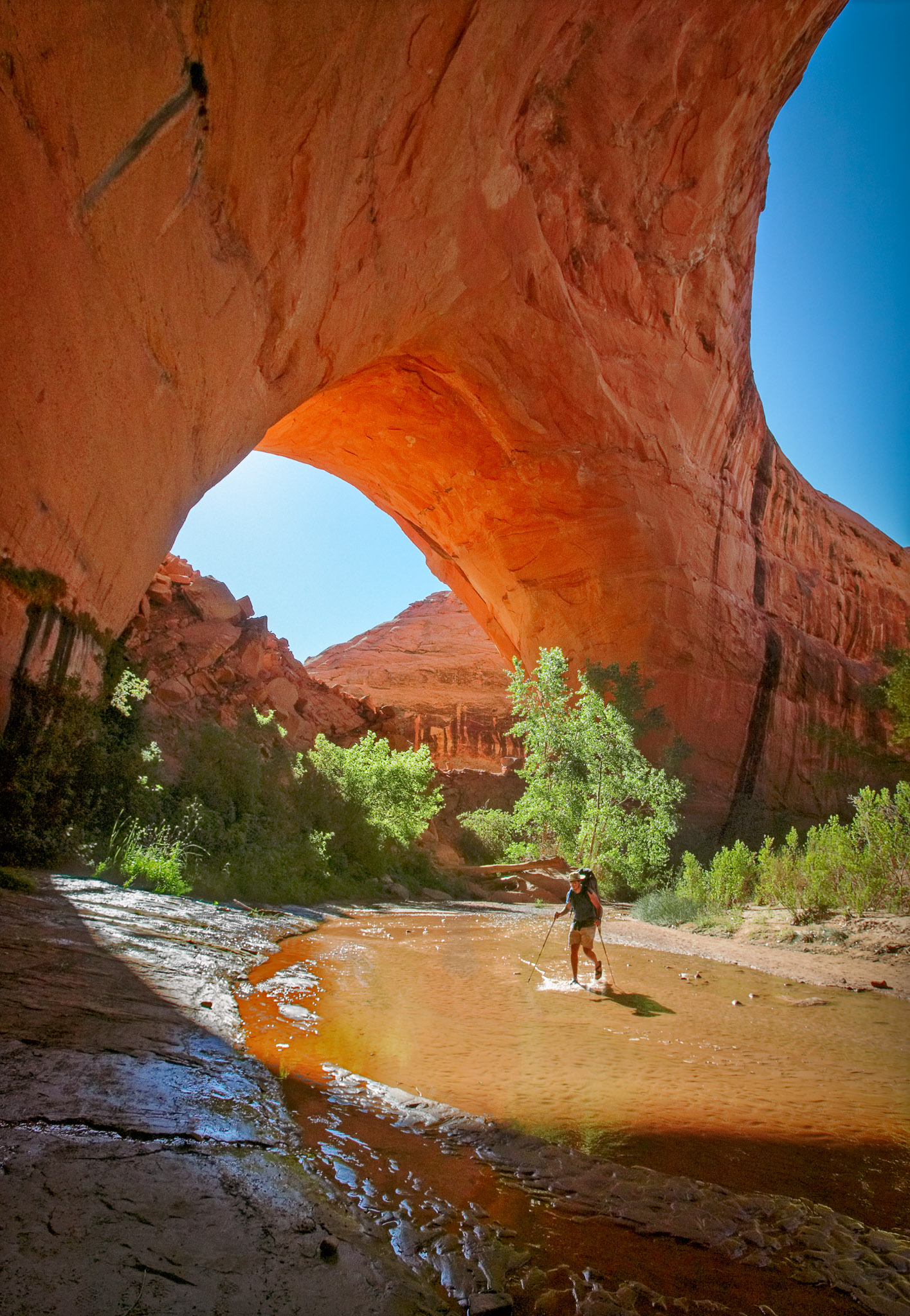 Jacob Hamblin (aka Lobo) Arch, Coyote Gulch, Escalante, Utah