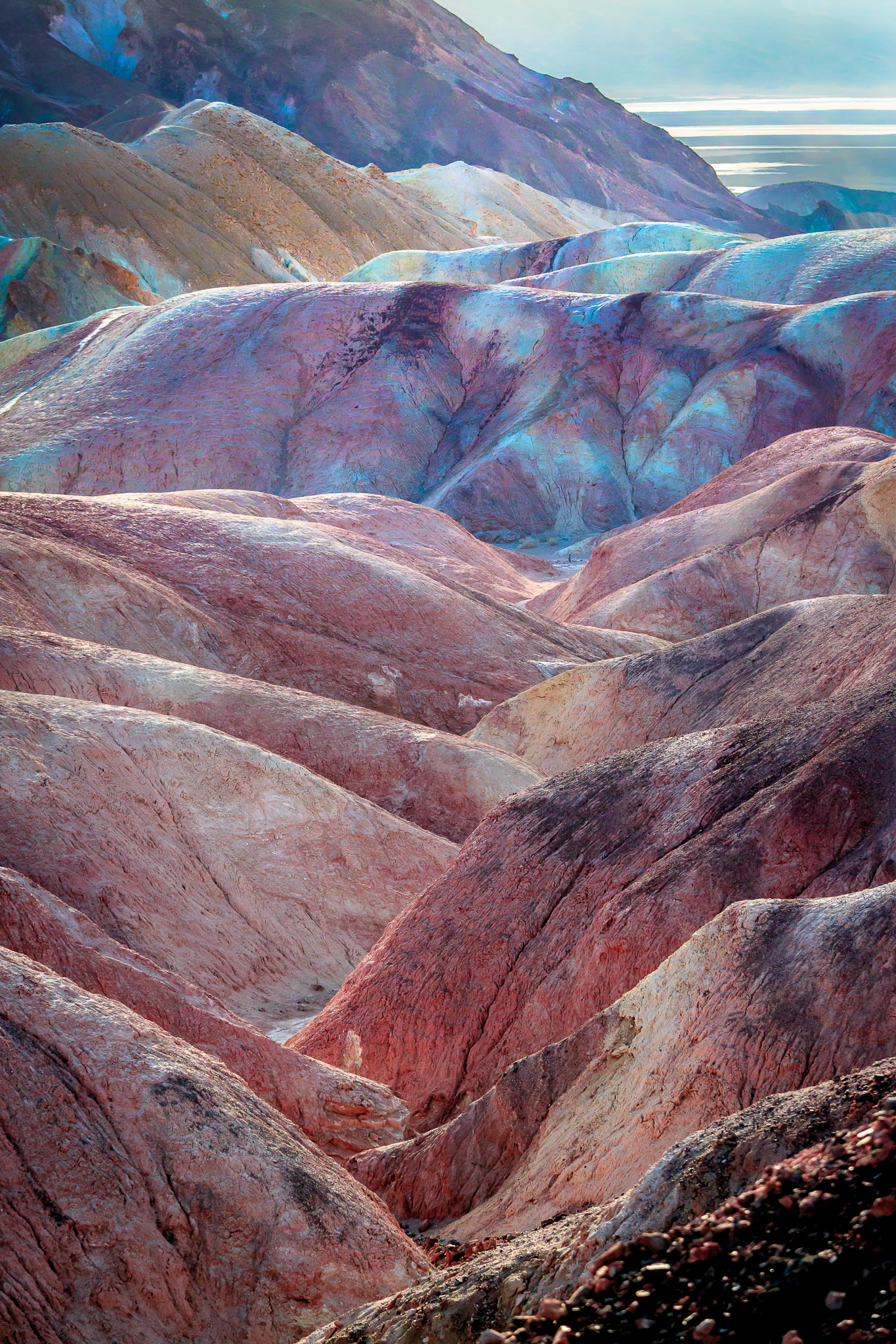 Zabriskie Point Badlands, Death Valley, California