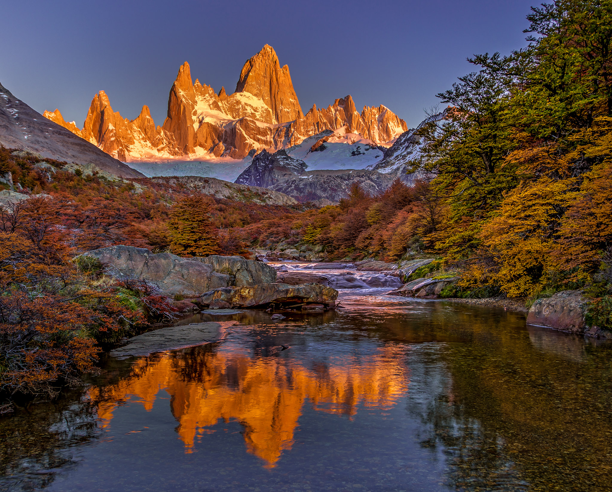 Fitz Roy & Arroyo del Salto, Patagonia, Argentina