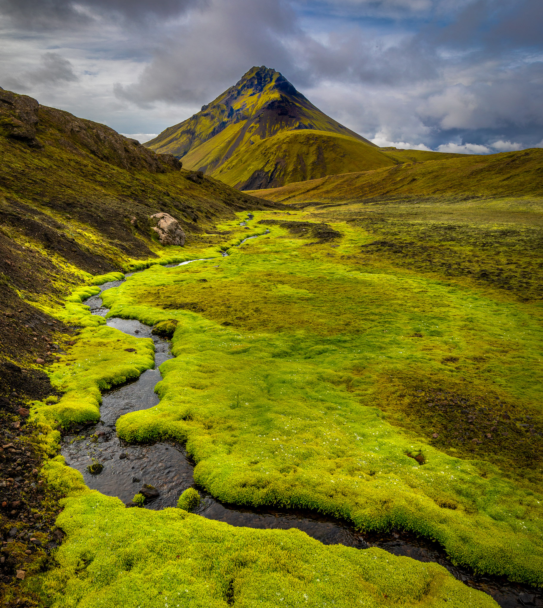 Útigönguhöfði View, Iceland Highlands