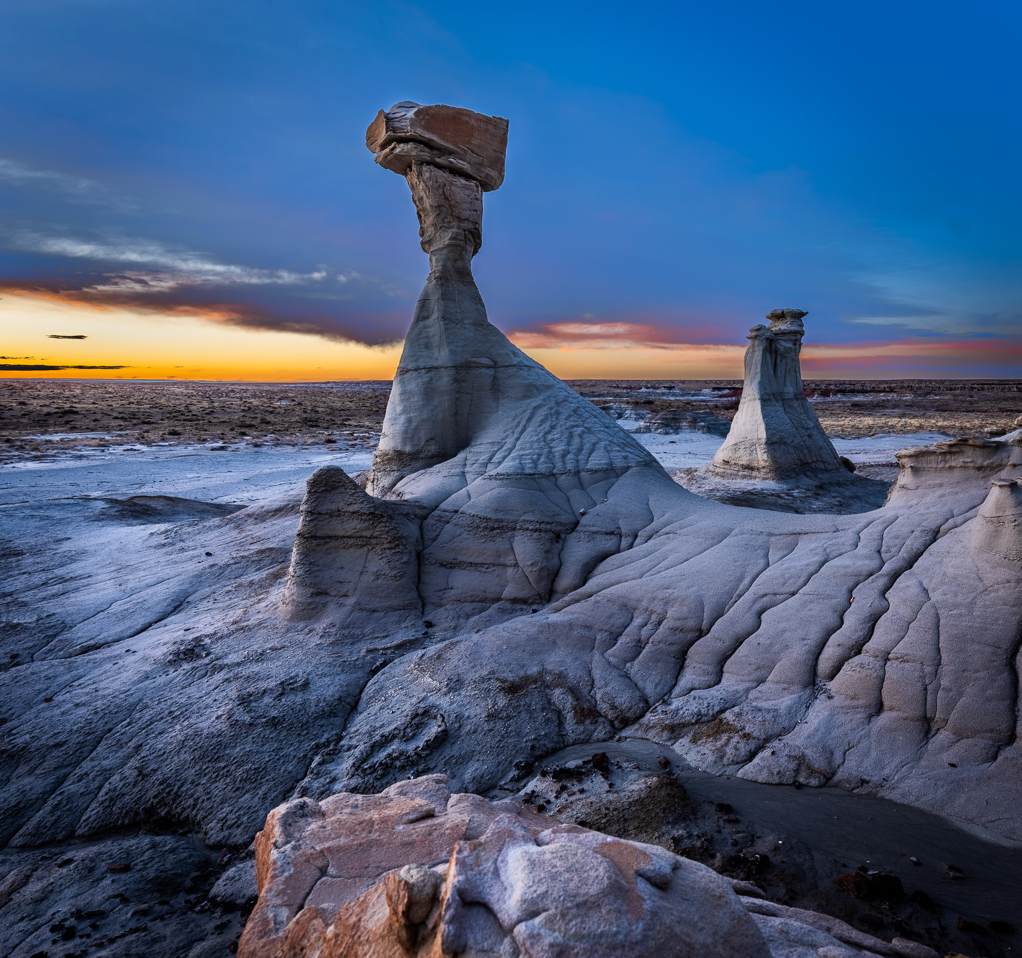 Valley of Dreams dusk, New Mexico