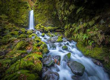 Mossy Grotto Falls, Columbia Gorge, Oregon