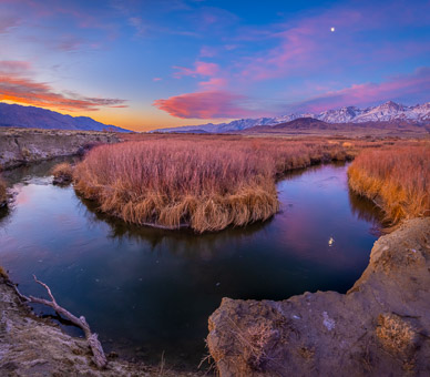 Owens River dawn, California
