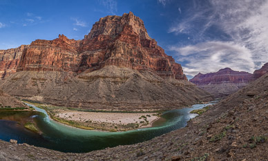 Confluence of Little Colorado with Colorado River