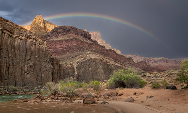 National Canyon rainbow, Colorado River