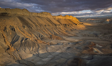 Sunset near North Caineville Mesa