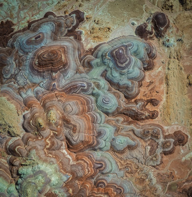 Chinle mudstone formations (aka painted hills)