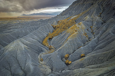 Henry Mountains from Factory Butte