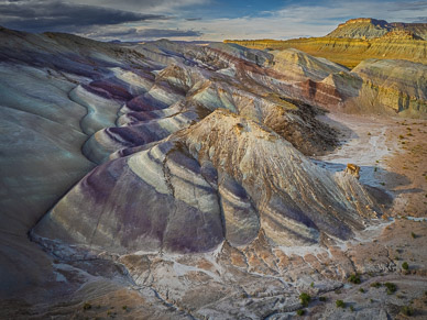 Chinle mudstone formations (aka painted hills)
