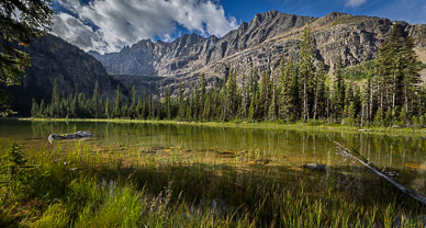 Mary Lake & Mt. Schaffer ridge line