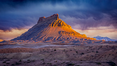 Factory Butte Sunset