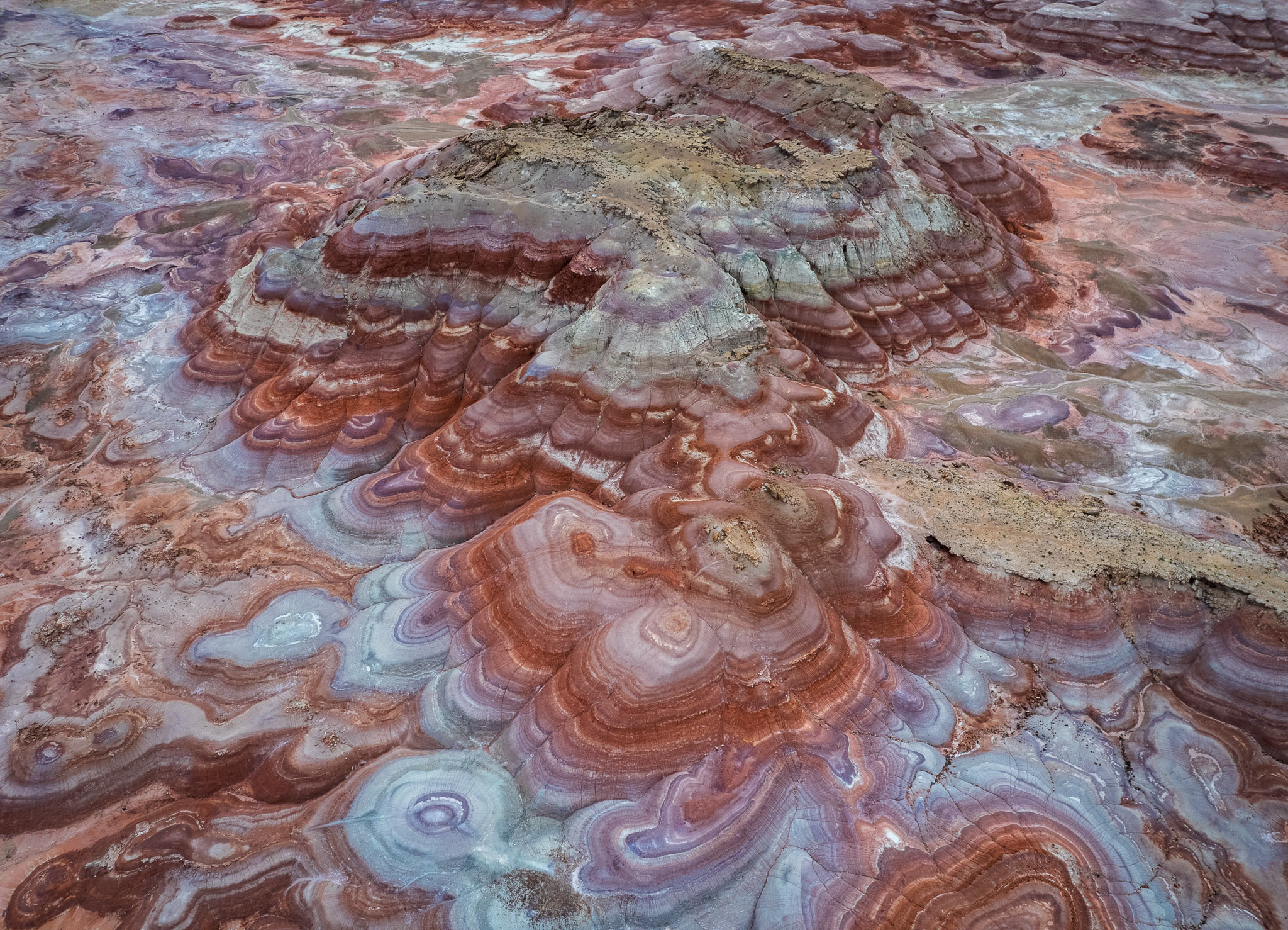 Bentonite Hills near the Neo Mars Desert Research Station.