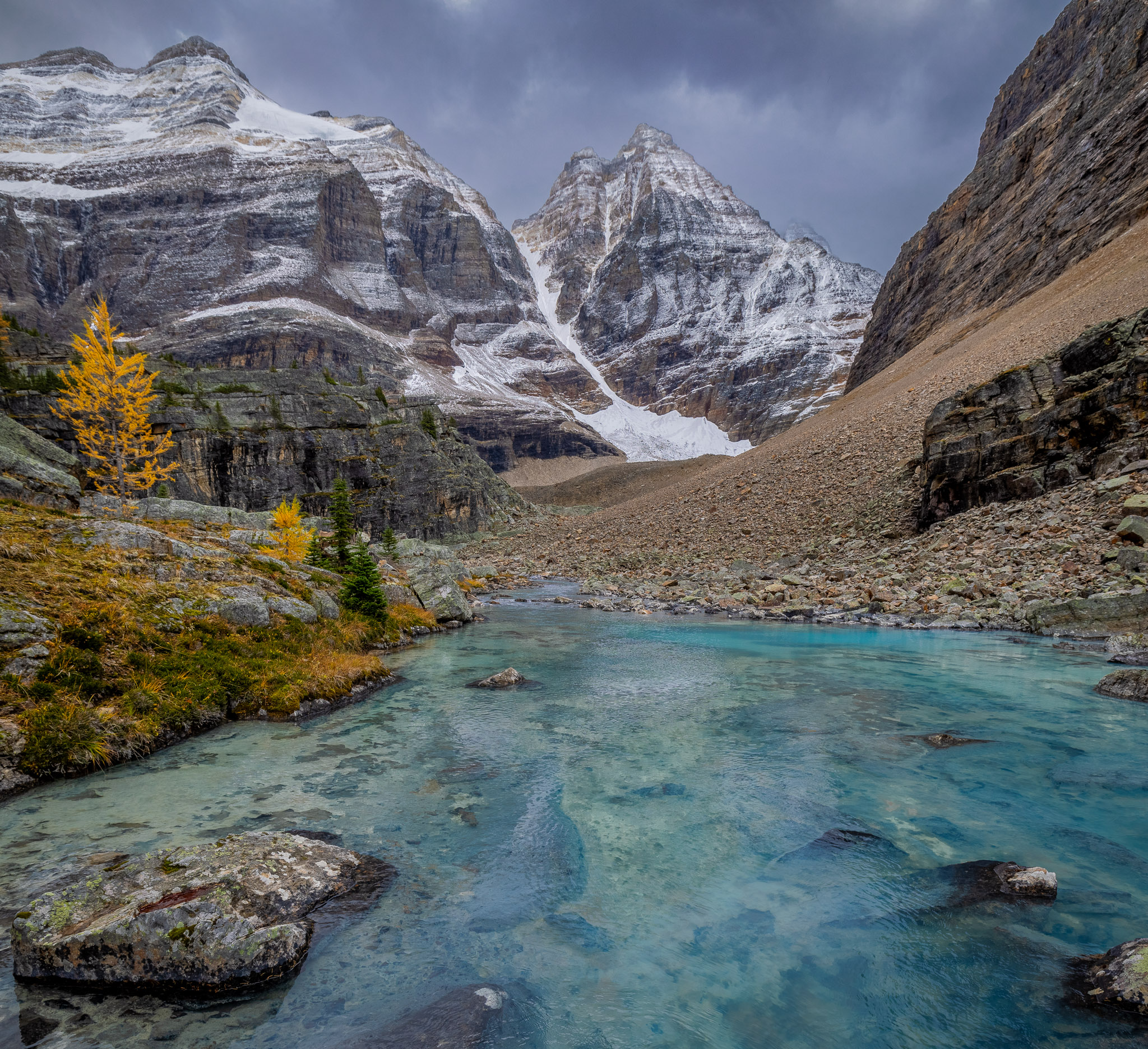 Lefroy Lake outlet stream