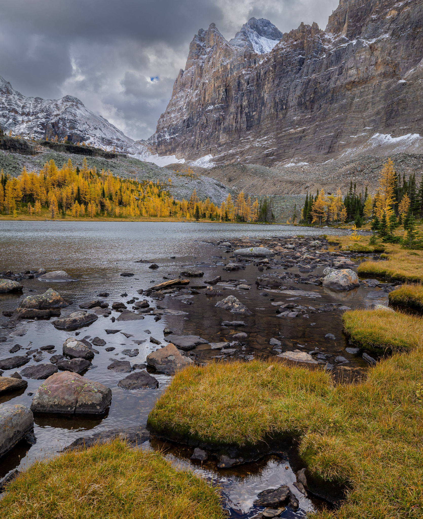 Hungabee Lake, Opabin Plateau