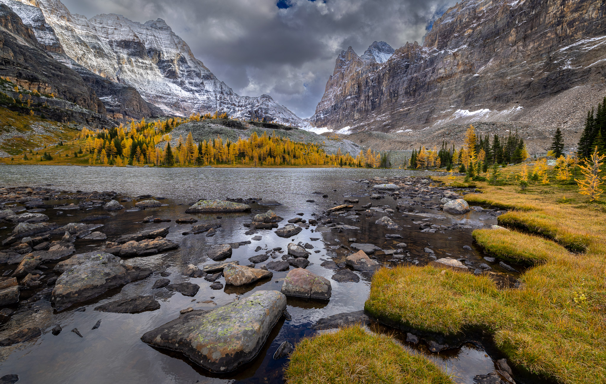 Hungabee Lake, Opabin Plateau