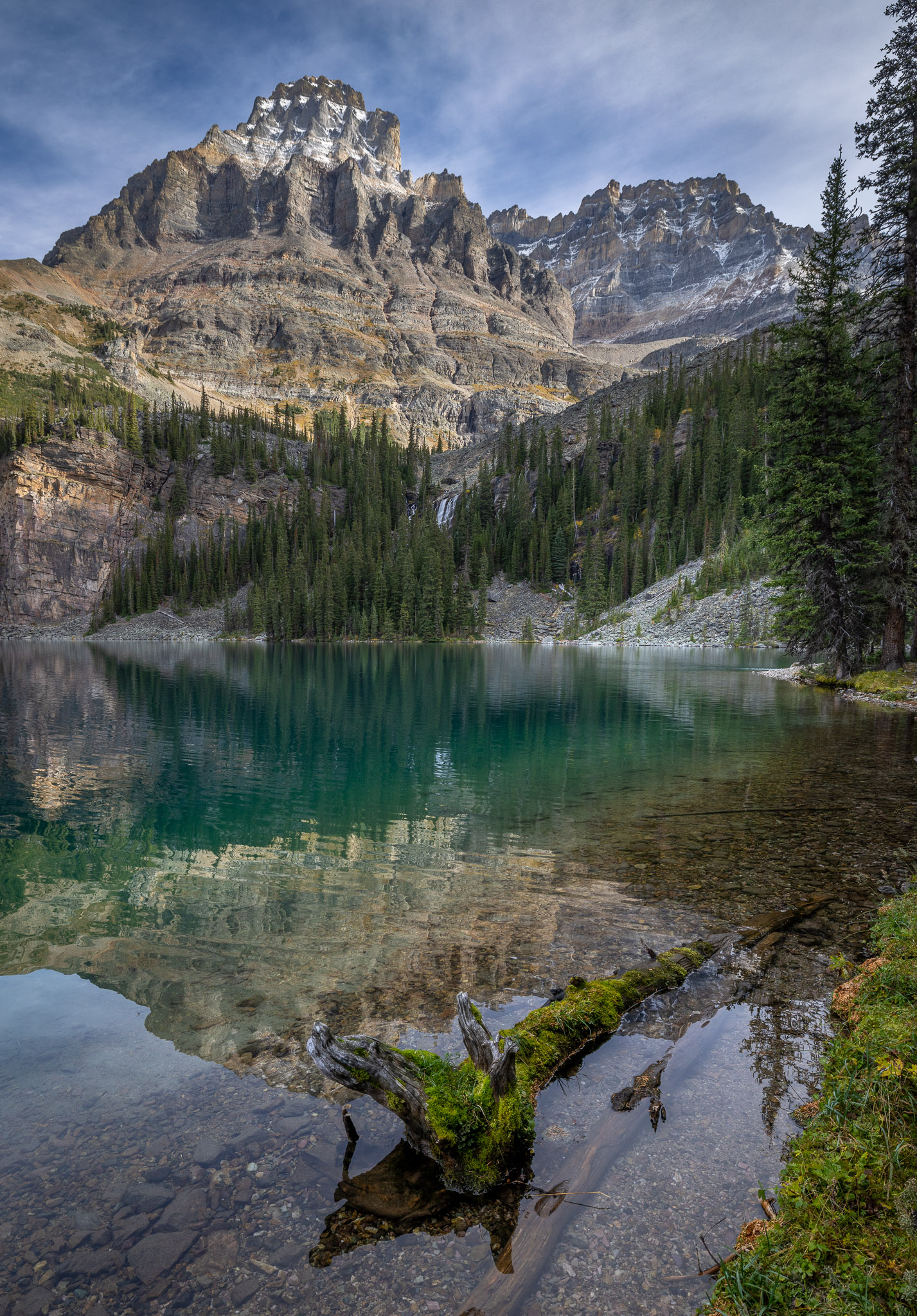 Lake O'Hara, Wiwaxy Peaks & Seven Veils Falls