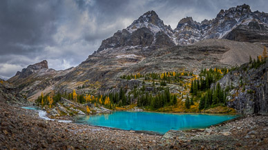 Lefroy Lake & Wiwaxy Peaks