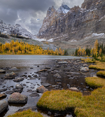 Hungabee Lake, Opabin Plateau