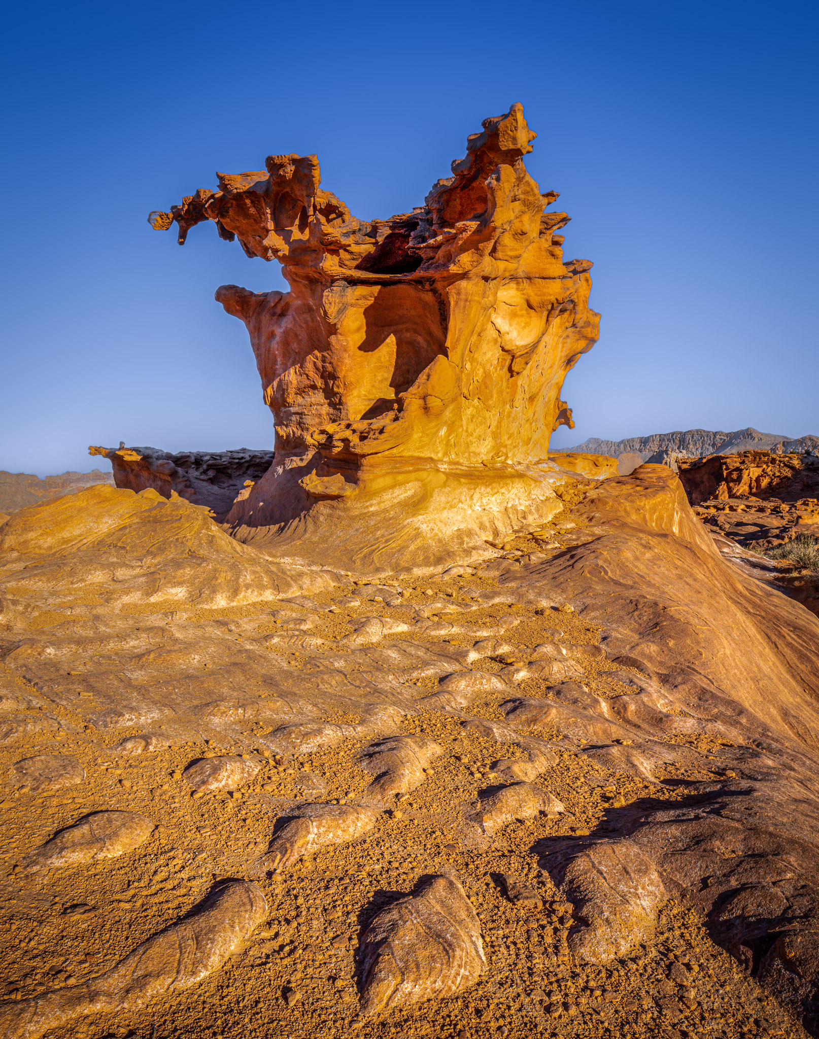 Sunrise light on Little Finland formations