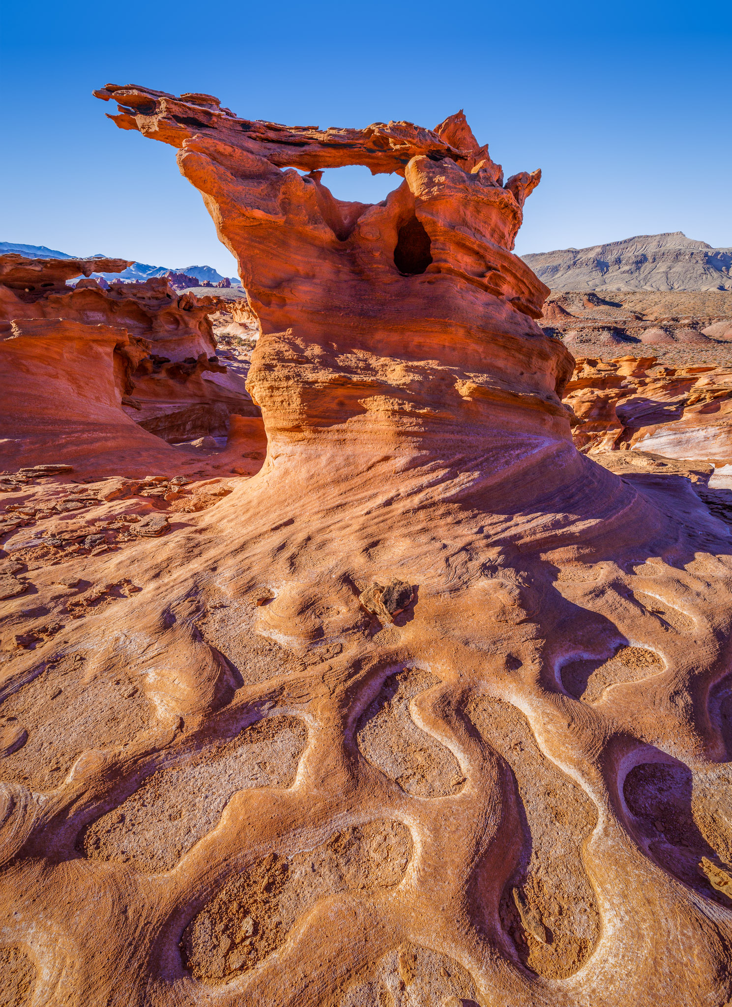 Morning light on Little Finland formations