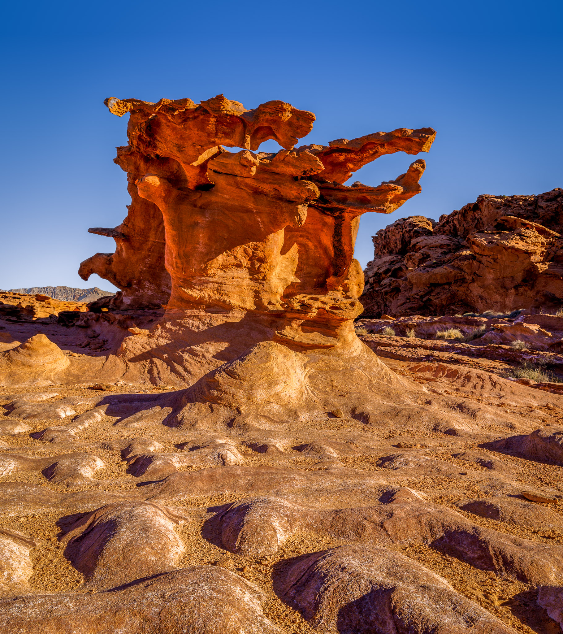 Sunrise light on Little Finland formations