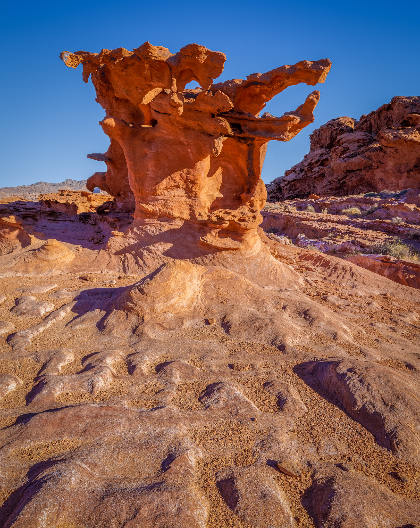 Morning light on Little Finland formations