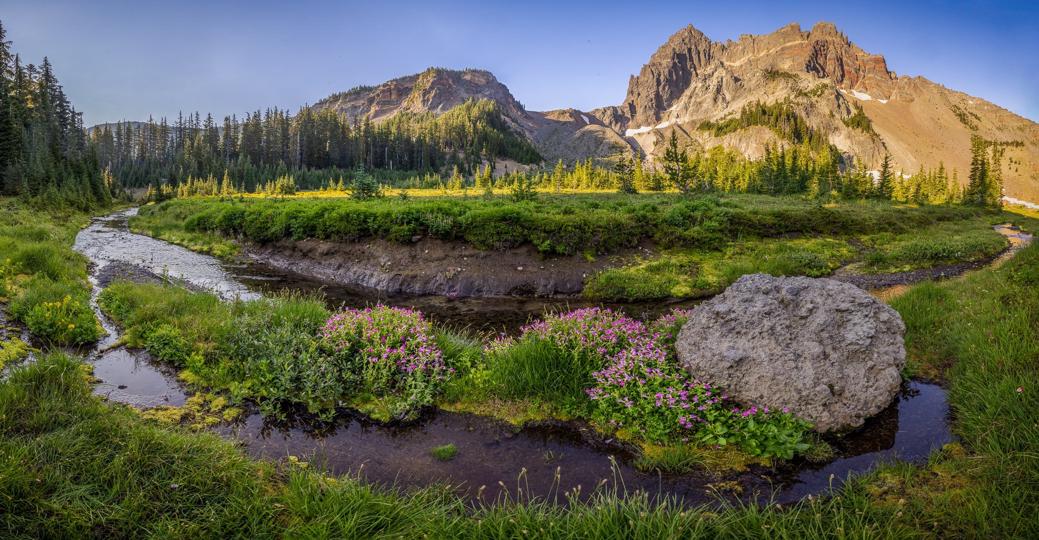 Upper Canyon Creek Meadows & Three Fingered Jack