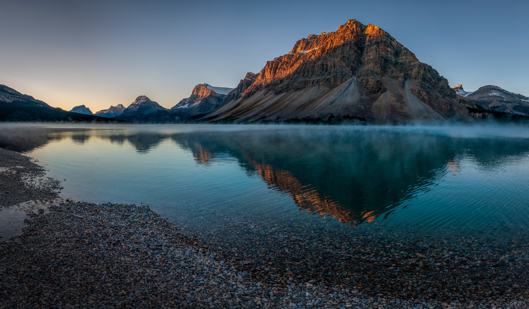 Bow Lake Sunrise, Banff NP