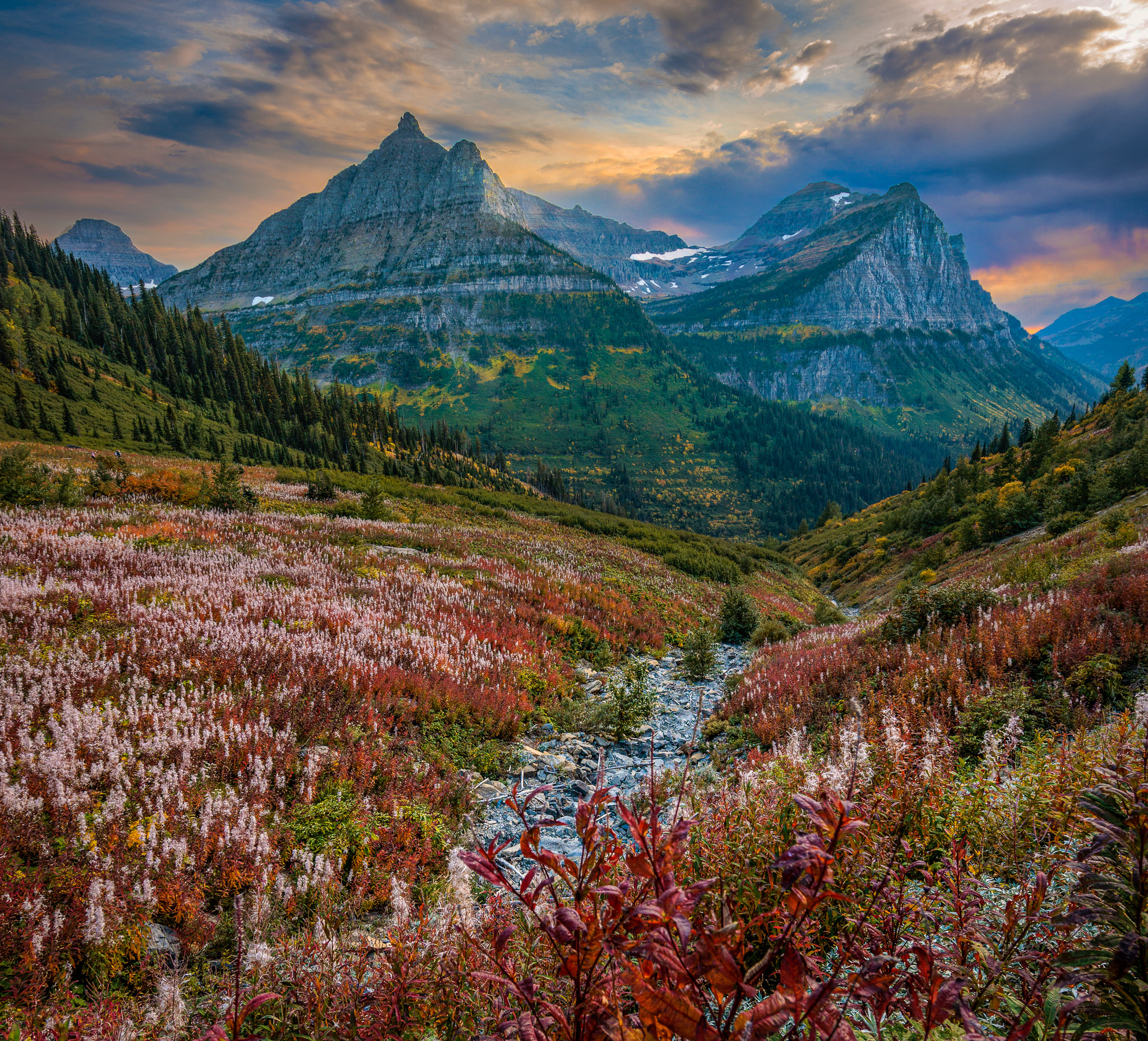 Going to the Sun landscape, Glacier NP, Montana