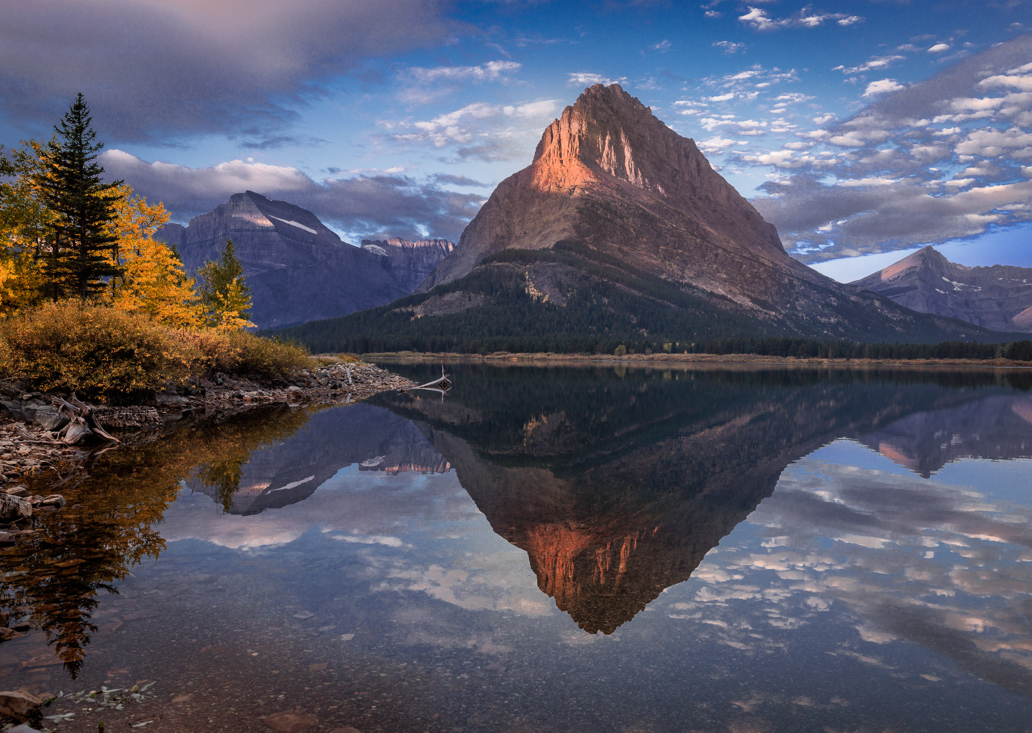 Mt. Grinnell & Swiftcurrent Lake, Glacier NP