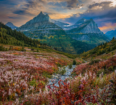 Going to the Sun landscape, Glacier NP