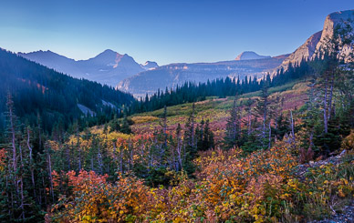 Fall color, Glacier NP