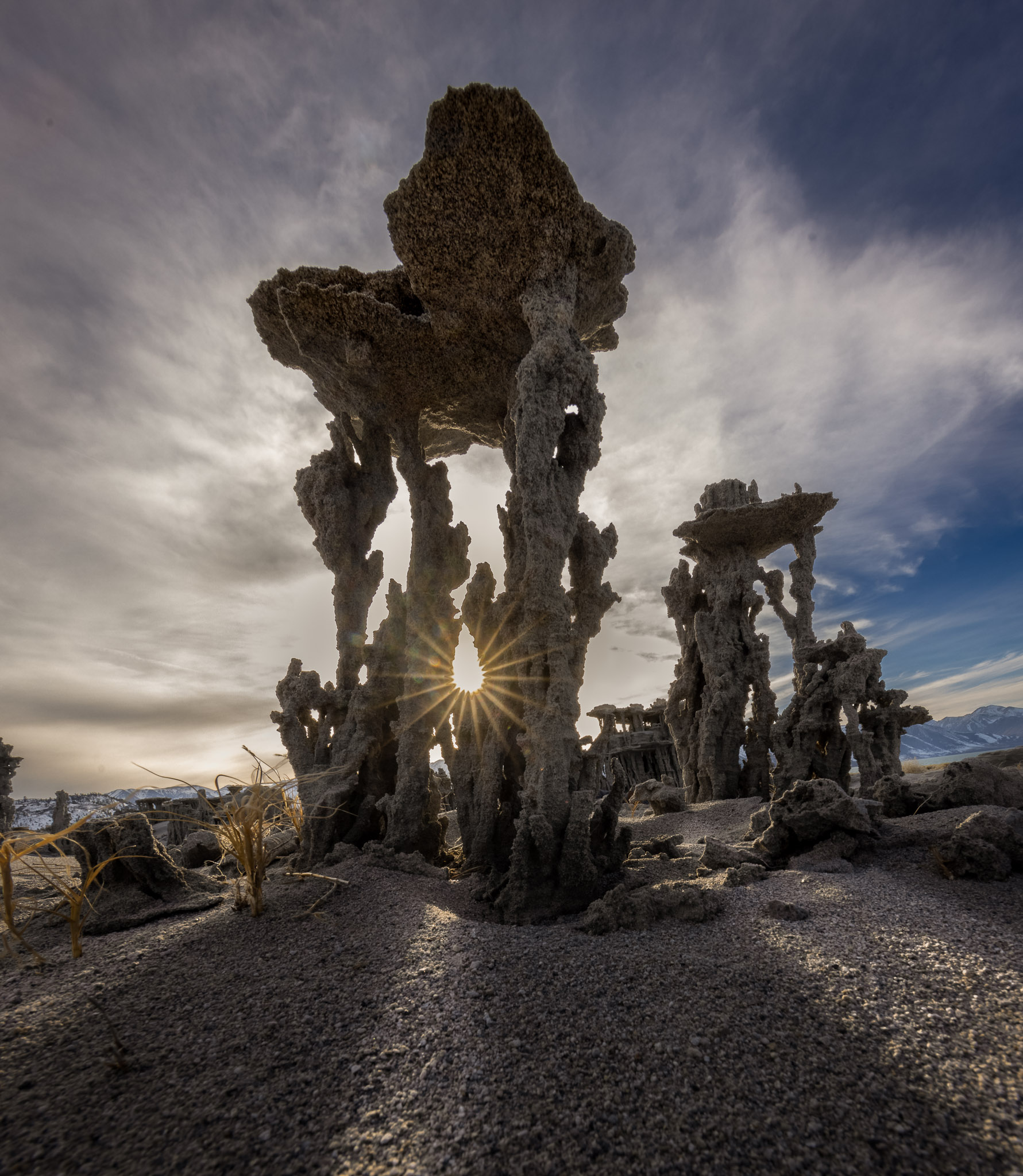 Mono Lake sand tufas