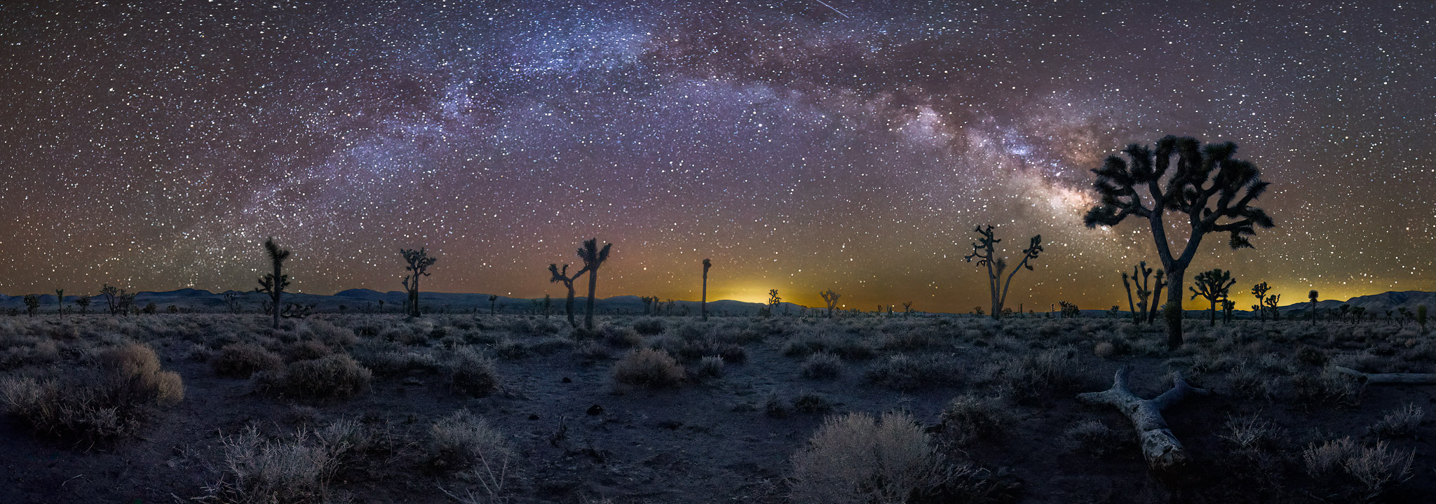 Lee Flat Milky Way (glow from Las Vegas & Los Angeles)