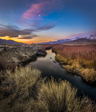 Owens River dawn, California