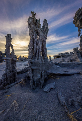 Mono Lake sand tufas