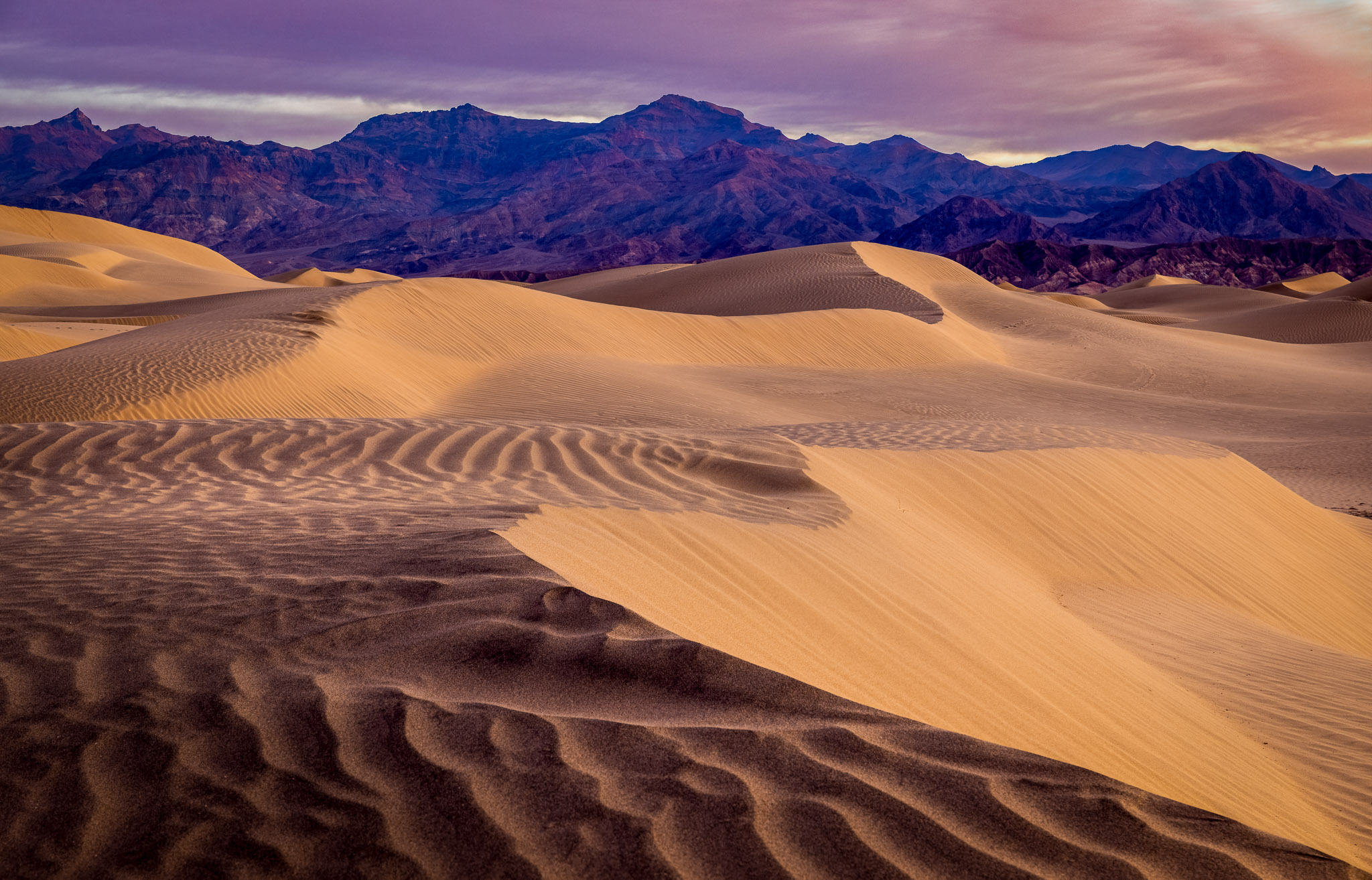 Mesquite Dunes dawn