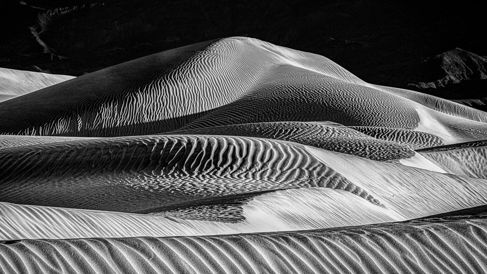 Mesquite Dunes sunrise, Death Valley