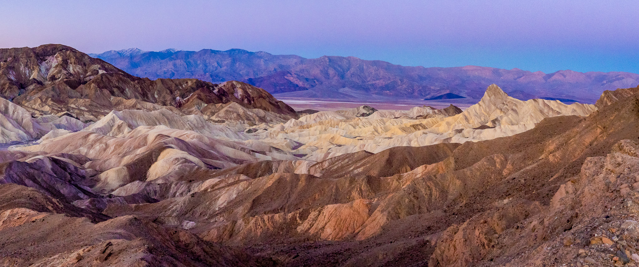 Zabriskie Point badlands