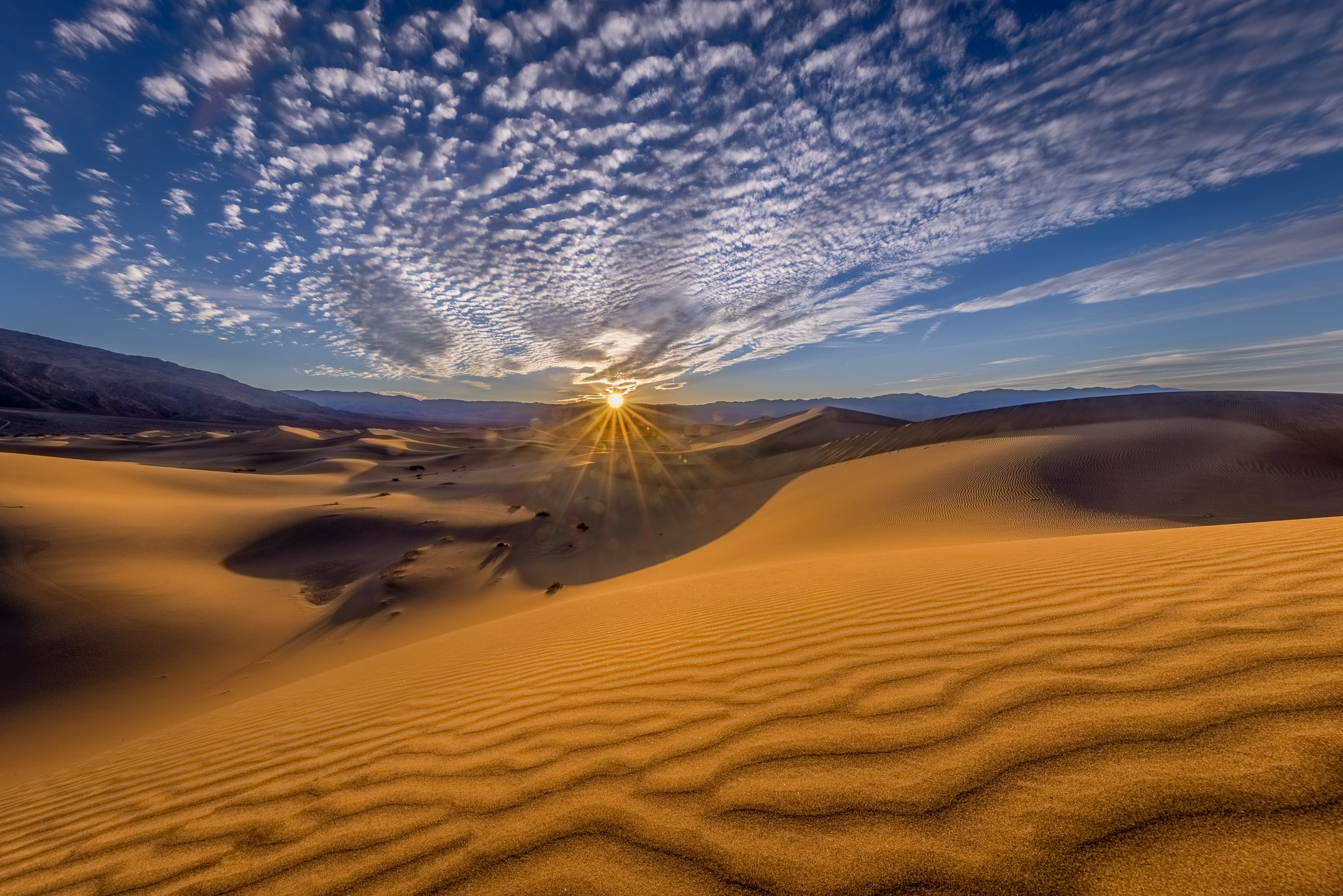 Mesquite Dunes sunset