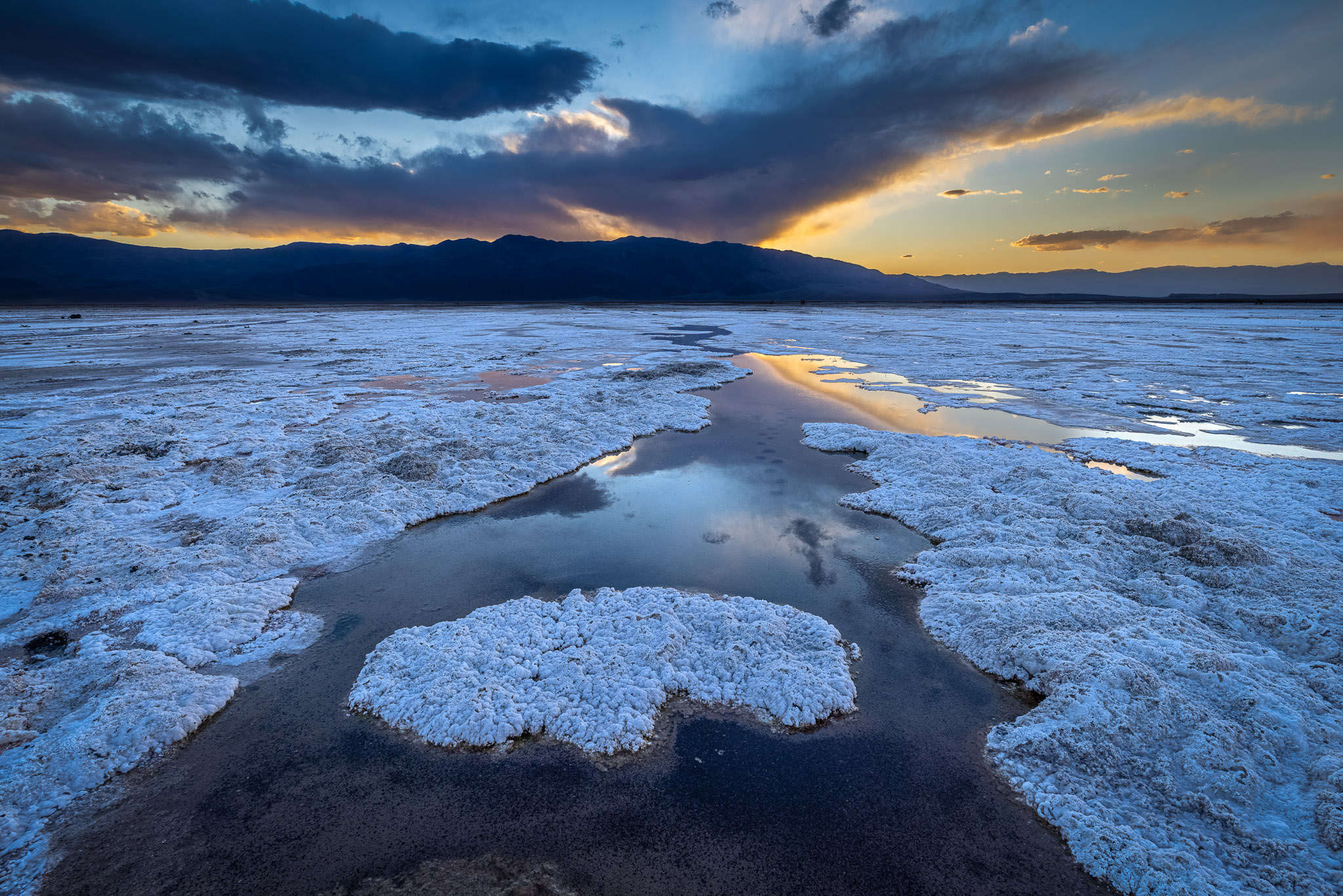 Cottonball Basin sunset