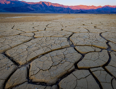 Mudflat patterns sunrise
