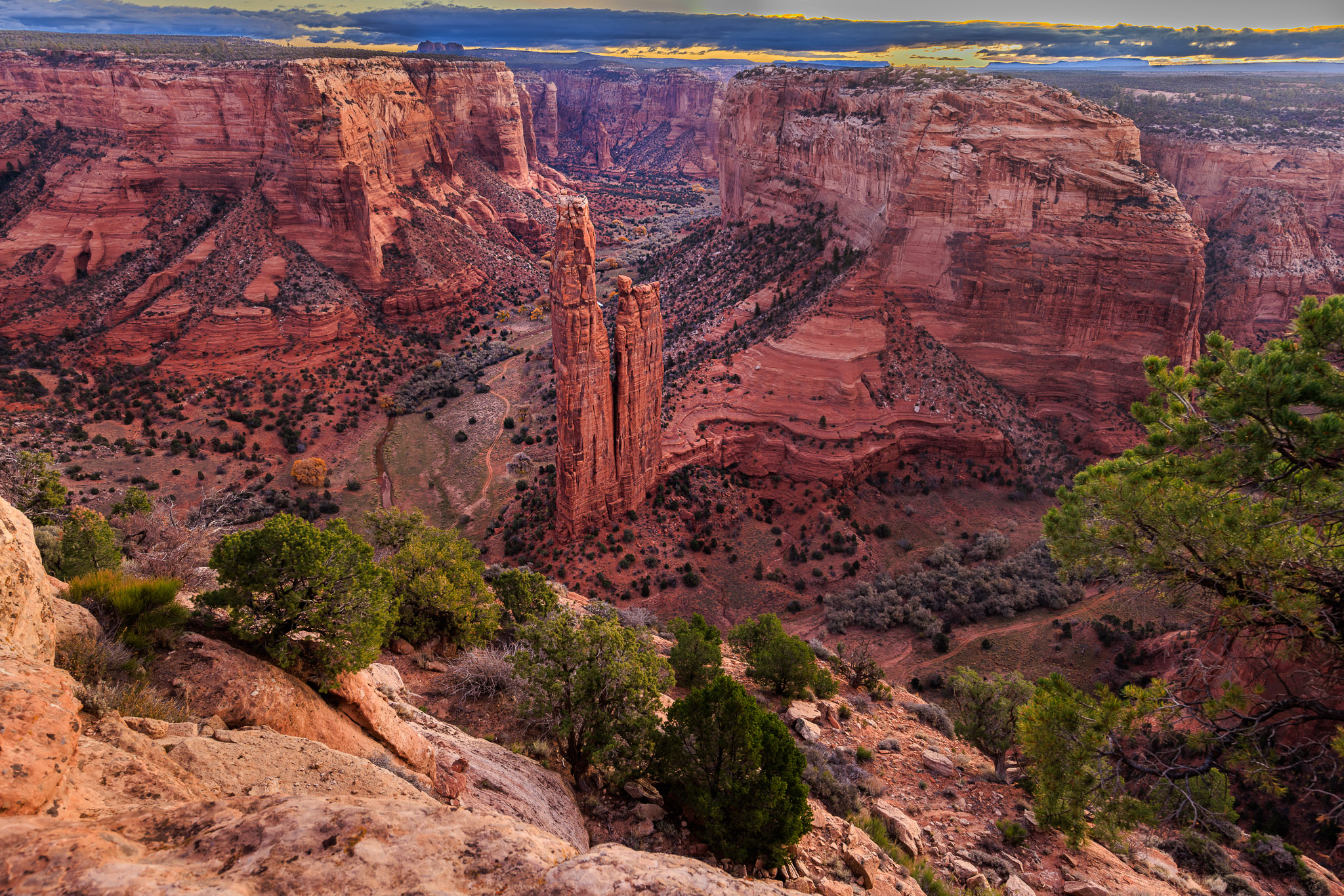 Spyder Rock sunrise, Canyon de Chelly