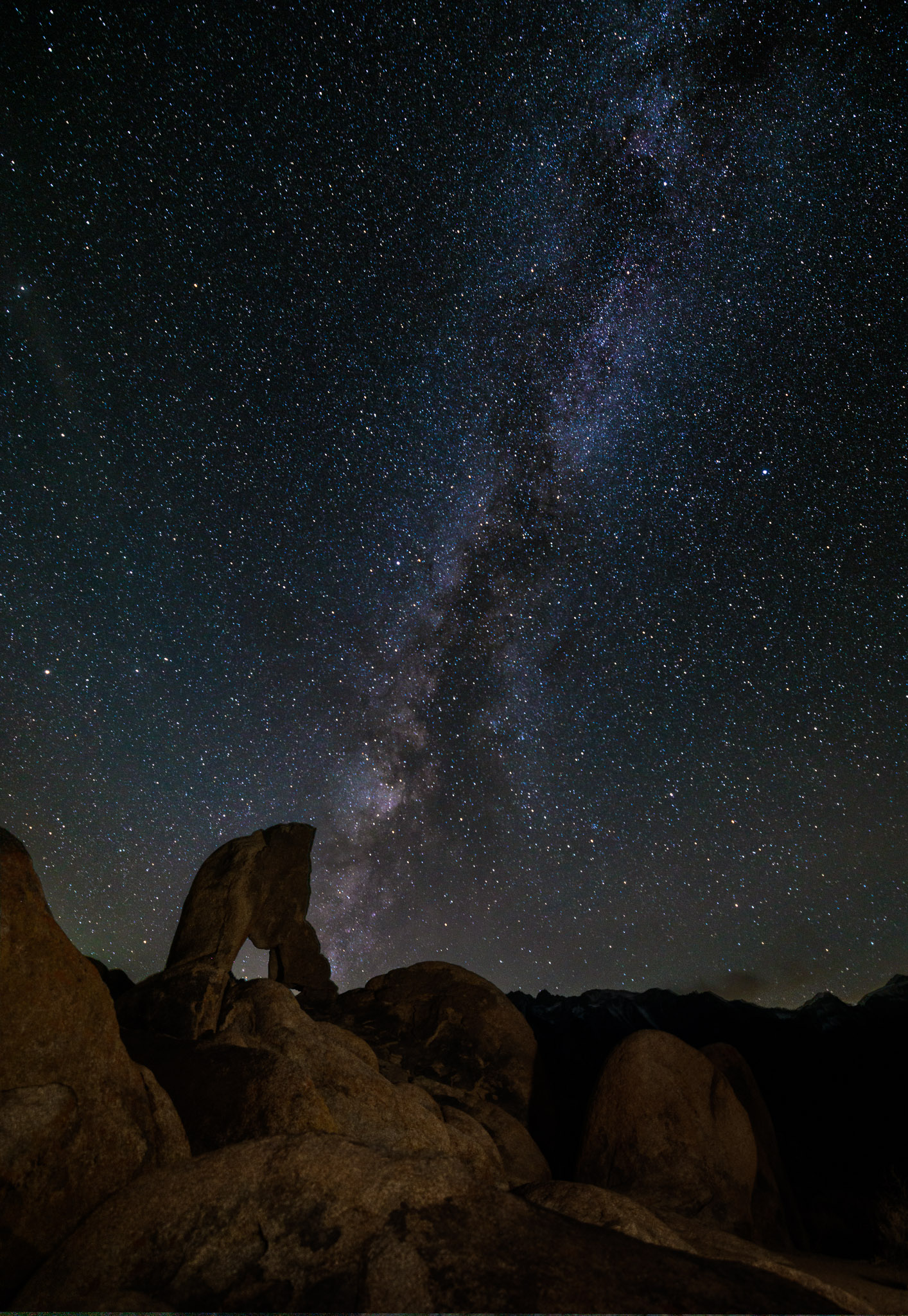 Milky Way over Boot Arch