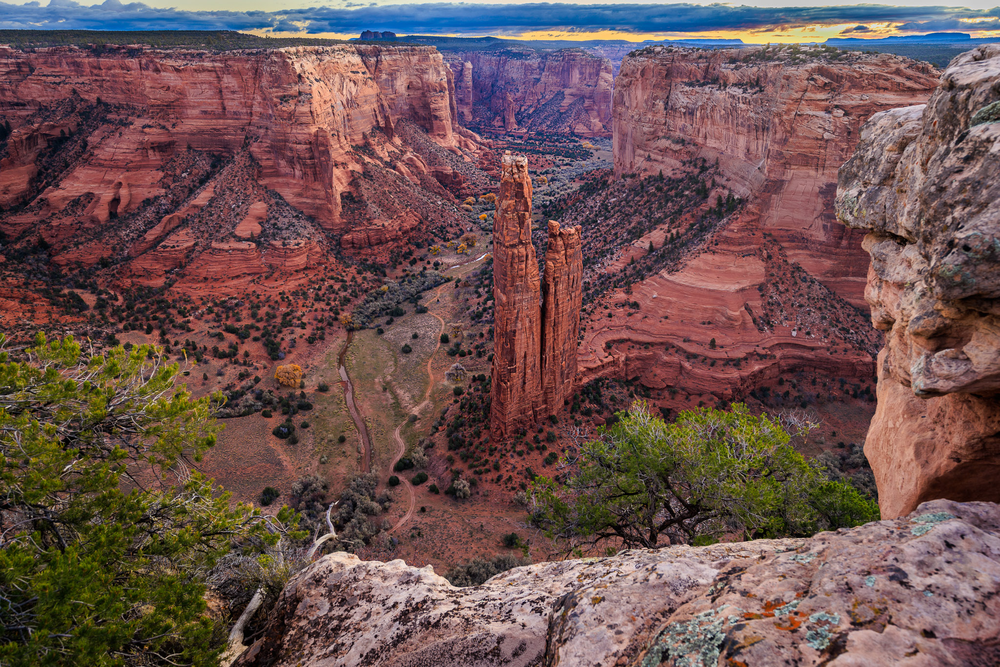 Spyder Rock sunrise, Canyon de Chelly