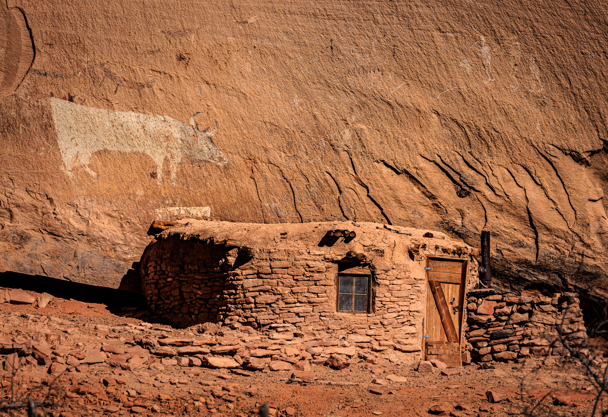 Standing Cow Pictograph