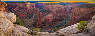 Spyder Rock sunrise, Canyon de Chelly