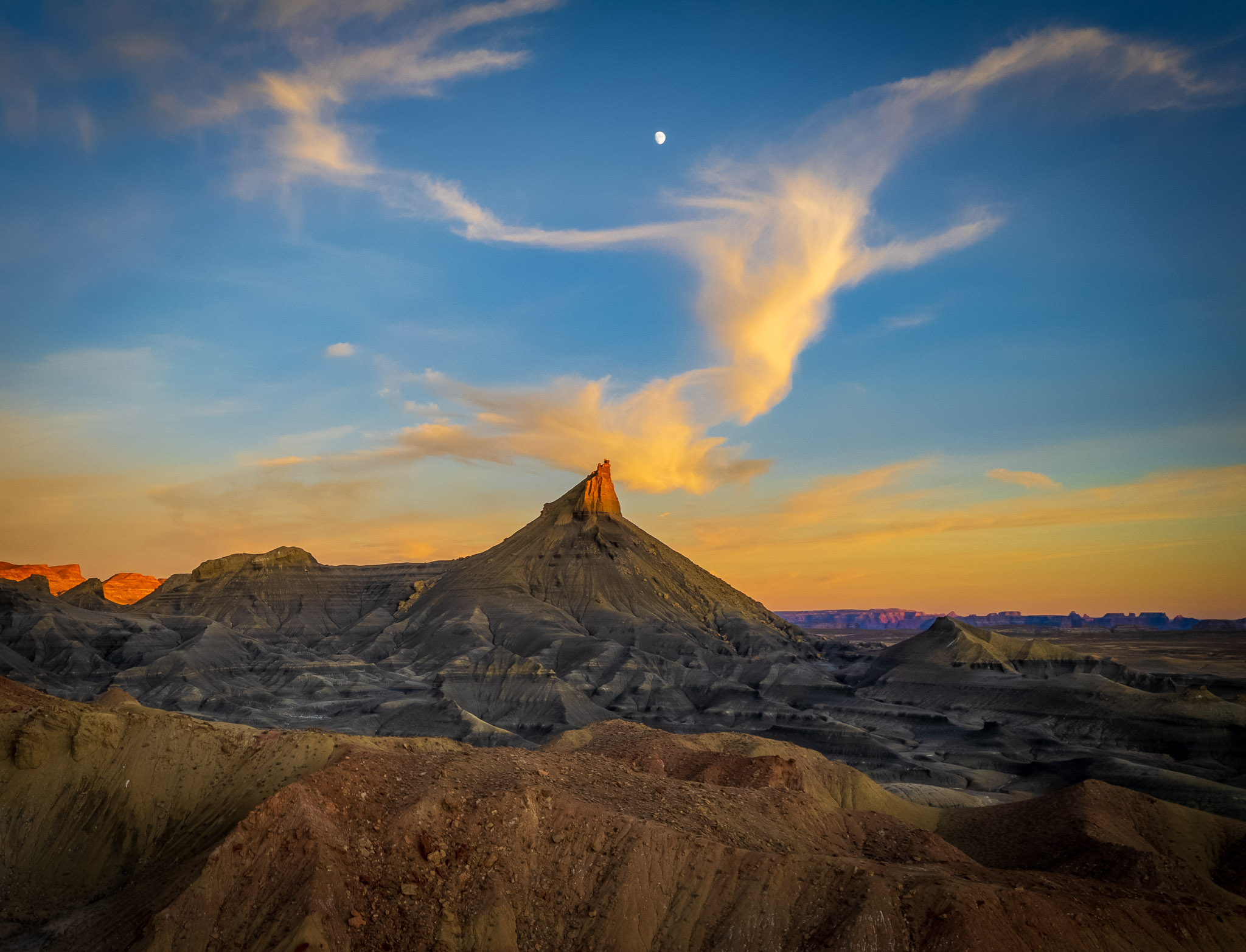 Sunset on Smoky Mountain, Glen Canyon