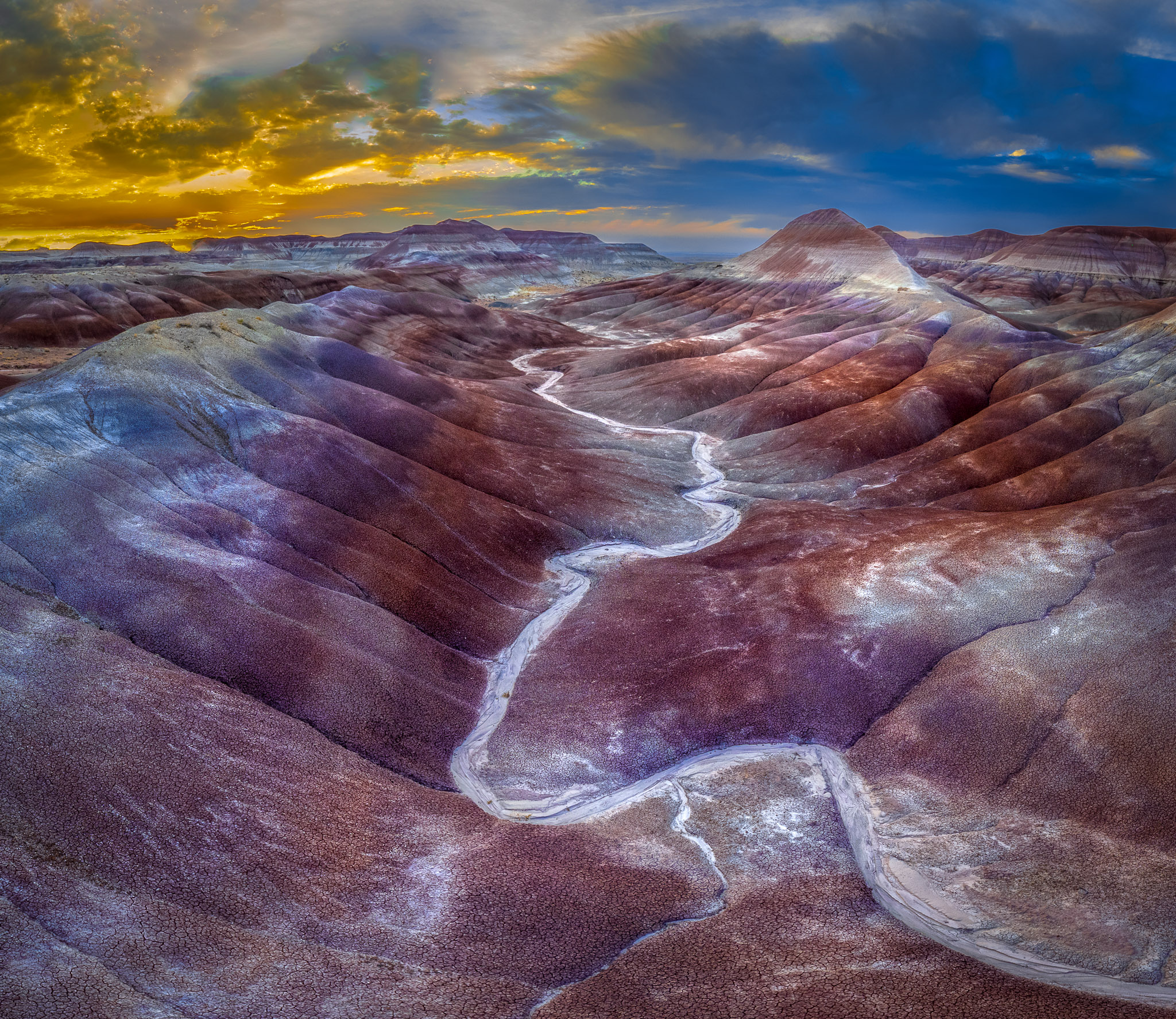 Arizona Painted Desert sunset